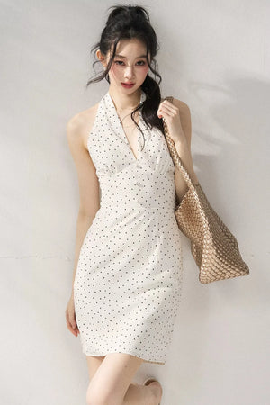 Polka Dot Bodycon Dress