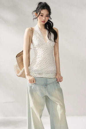 Polka Dot Bodycon Dress