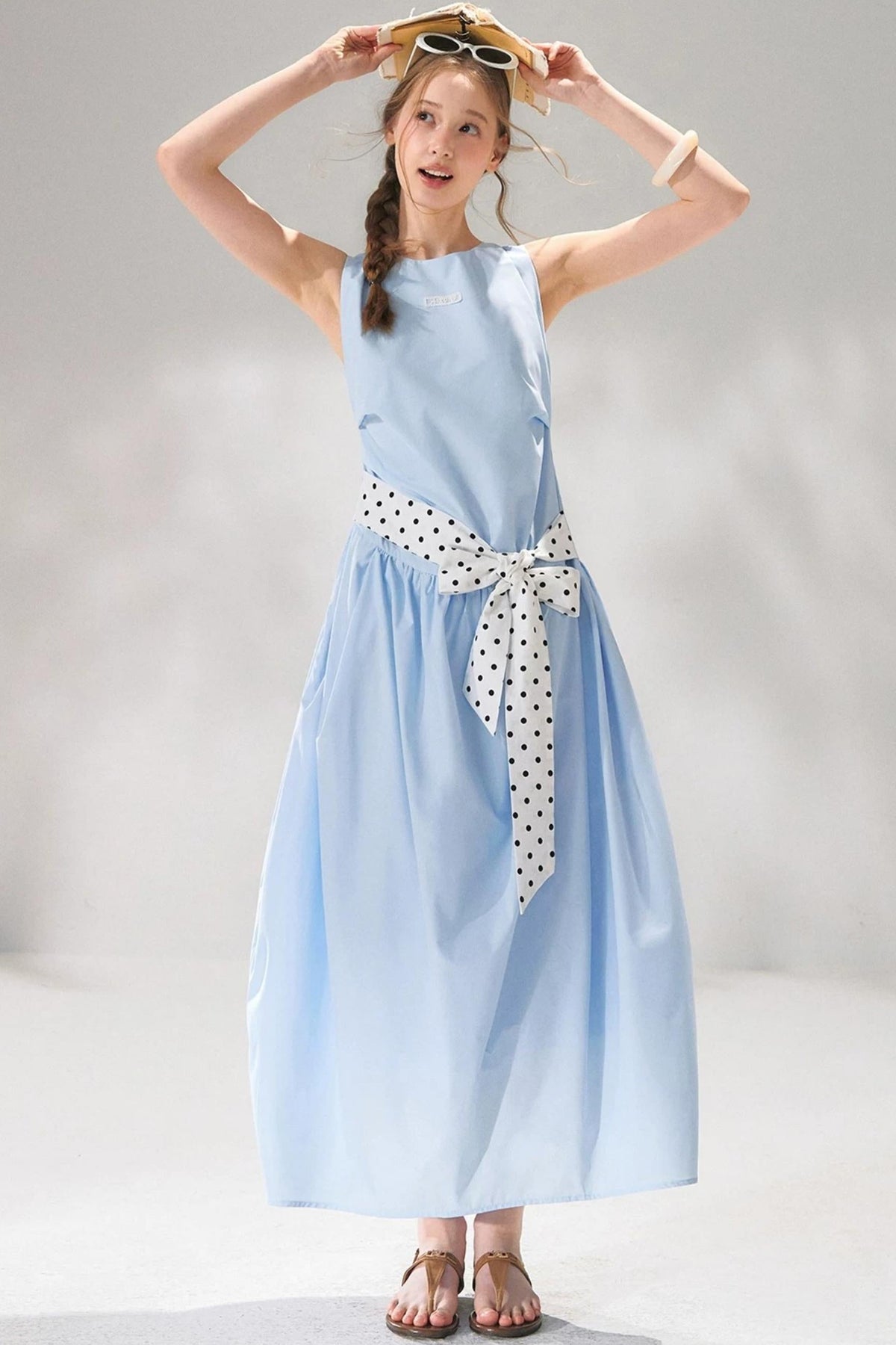 Polka Dot Floral Dress