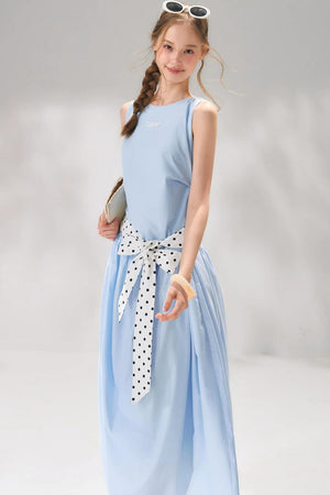 Polka Dot Floral Dress