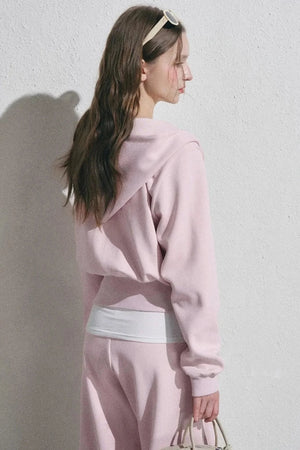Polka Dot Hooded Jacket Set-Up