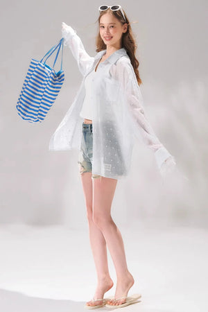 Polka Dot Lace Shirt