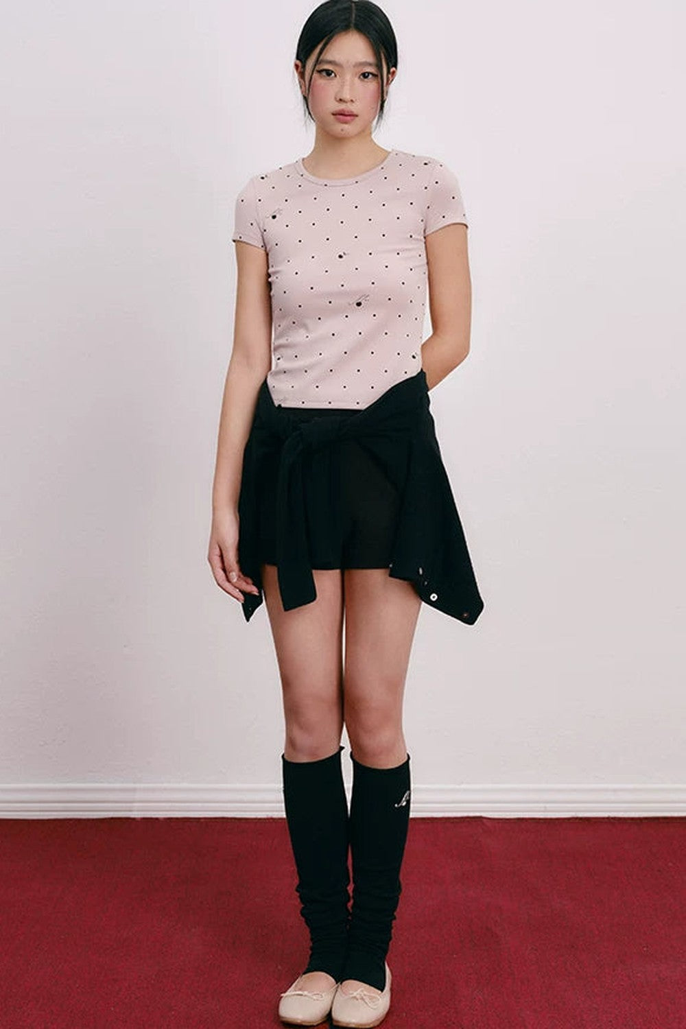 Polka Dot Lyocell Top