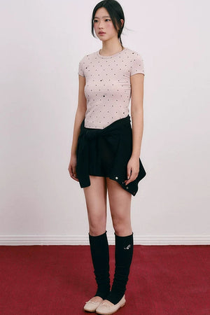 Polka Dot Lyocell Top