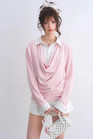 Polka Dot Patchwork Top Set-Up