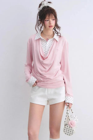 Polka Dot Patchwork Top Set-Up