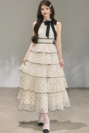 Polka Dot Tiered Dress
