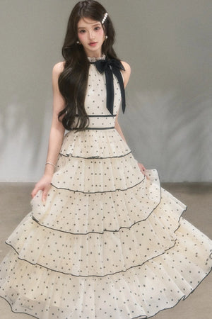 Polka Dot Tiered Dress