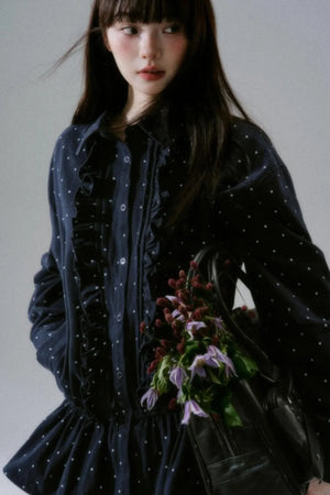 Polka Dot Twill Shirt