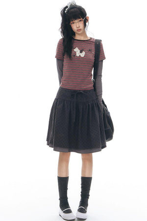 Pony Applique Embroidery T-Shirt
