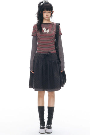 Pony Applique Embroidery T-Shirt