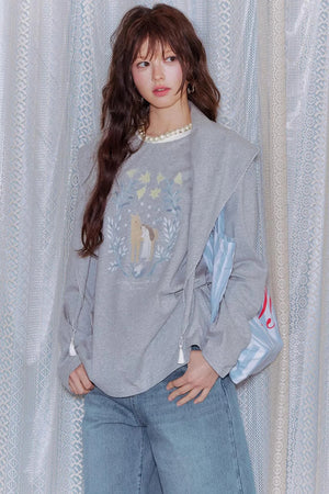 Pony Print Layered Top Set