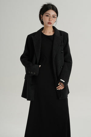 Premium Double-Breasted Wool Jacket