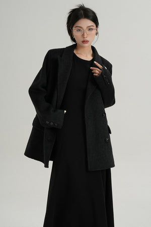 Premium Double-Breasted Wool Jacket