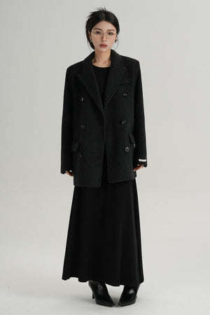 Premium Double-Breasted Wool Jacket