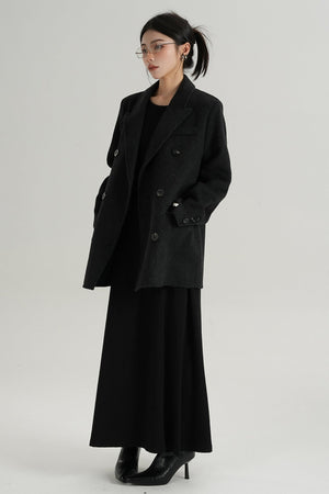Premium Double-Breasted Wool Jacket