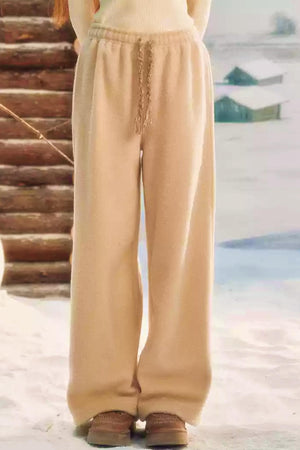 Premium Drawstring Straight Pants