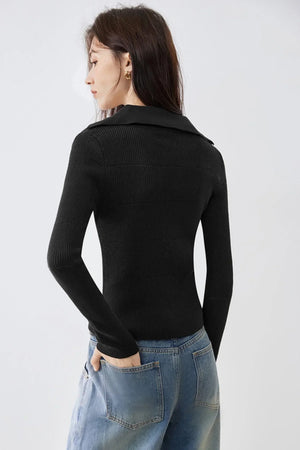 Premium Mint Knit Sweater Top