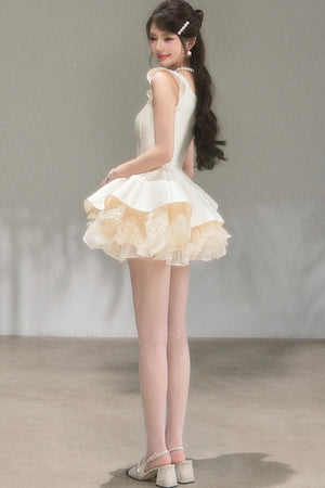 Princess Puffy Short Dress