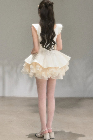 Princess Puffy Short Dress