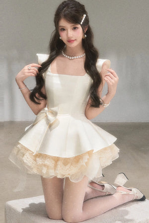 Princess Puffy Short Dress