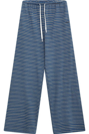 Printed Sun Protection Blouse and Trousers Set-Up