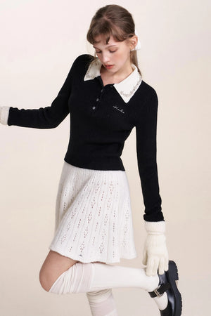 Puff Overlay Skirt