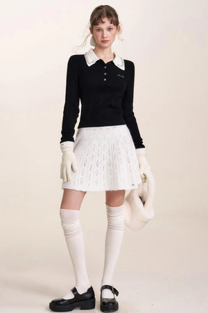 Puff Overlay Skirt