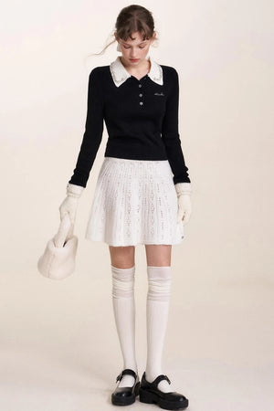 Puff Overlay Skirt