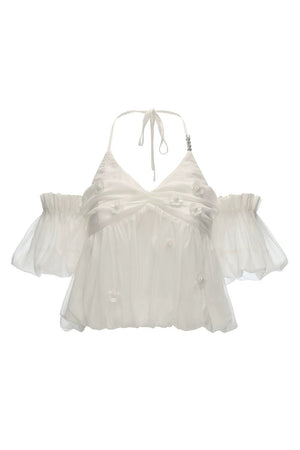 Puff Sleeve Floral Camisole Top