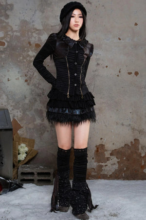Punk Fluff Layered Skirt