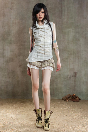Punk Pleated Vest