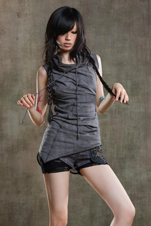 Punk Pleated Vest