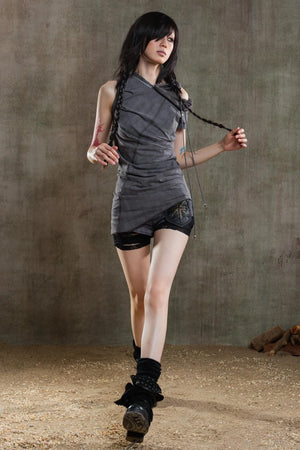 Punk Pleated Vest