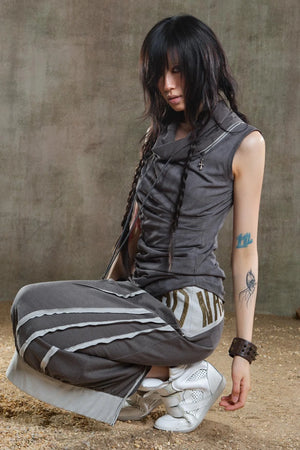 Punk Pleated Vest
