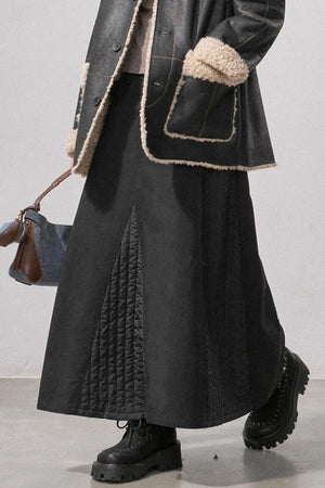 Pure Cotton Asymmetrical Skirt