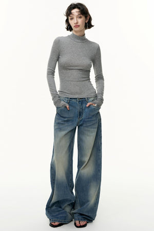 Pure Cotton Straight Pants
