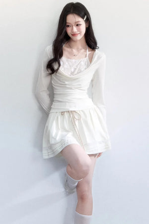 Pure Desire Blown Collar Blouse
