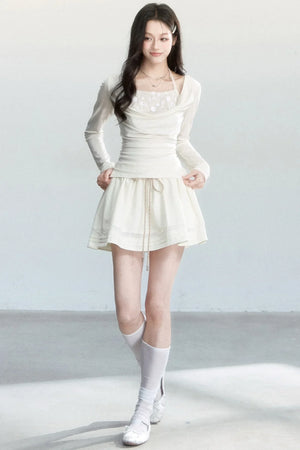 Pure Desire Blown Collar Blouse