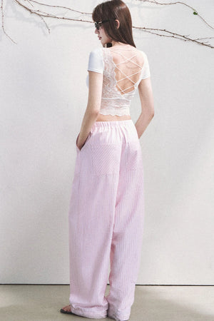 Pure Desire Lace Backless Top