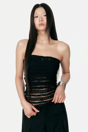 Pure Desire Lace Mesh Top