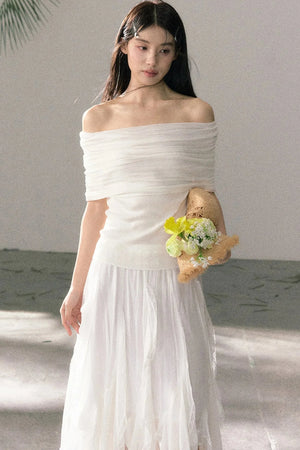 Pure Desire Style Off-Shoulder Top