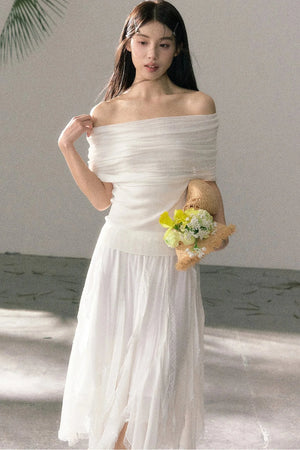 Pure Desire Style Off-Shoulder Top