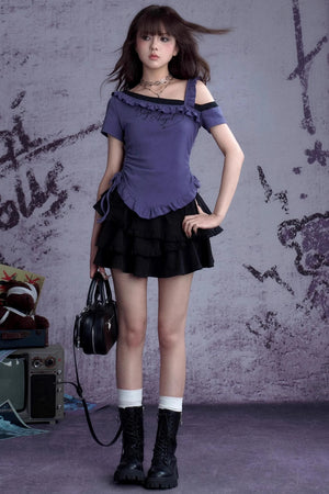 Pure Lust Purple Summer Top