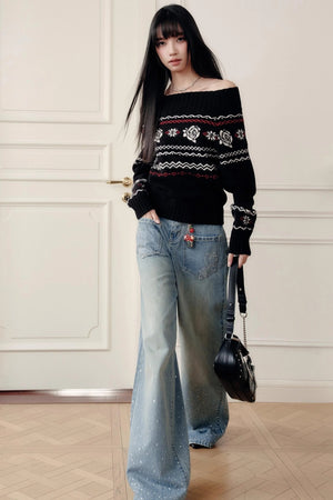 Pure Stardust Wide-Leg Pants