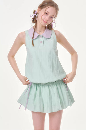 Purple Mint Sleeveless Dress