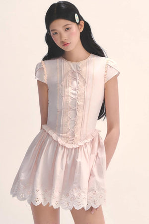 Quiet Pink Princess Tea Dress