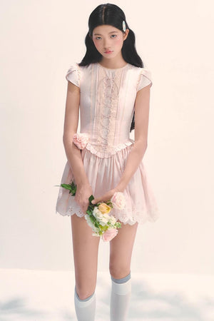 Quiet Pink Princess Tea Dress