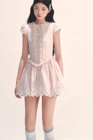 Quiet Pink Princess Tea Dress