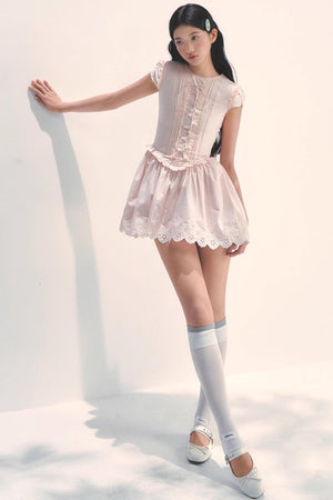 Quiet Pink Princess Tea Dress
